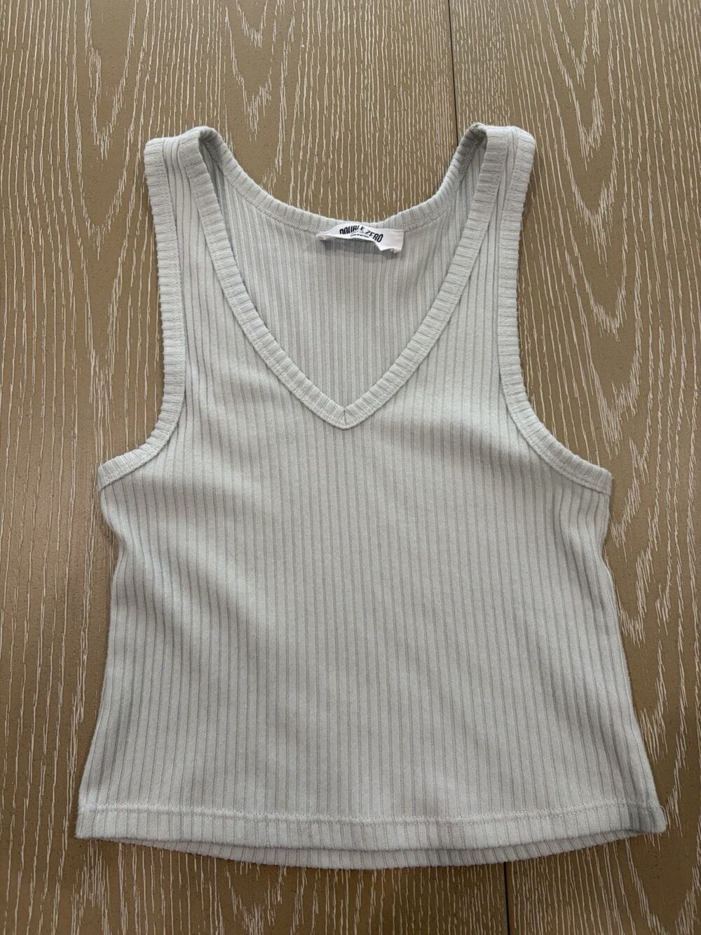 Double Zero Tank Top Women’s Size Small Ivory